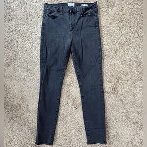 Frame Denim Charcoal Skinny Jeans